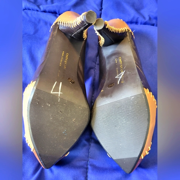 Chinese Laundry leather color block stiletto heels like new condition size 8 - Picture 6 of 9